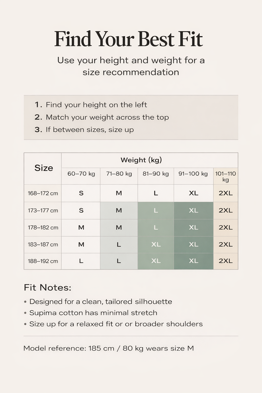 The Refined Tee - Supima® Cotton